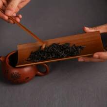 3/4/5Pcs Bamboo Carbonized Teaware Set Tea Tray Teaspoon Tea Clip Needle Exquisite Tea Making Tool Accessories Spoon Tongs