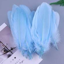 50pcs Multi-Color Versatile Natural Feathers In Bulk, Suitable For Feather Decorations, Weddings, Parties