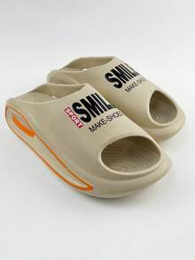 Men's Summer Outdoor Breathable Sandals EVA Lightweight Slip-Resistant Durable Sports Beach Flip Flops - Beige - View 5