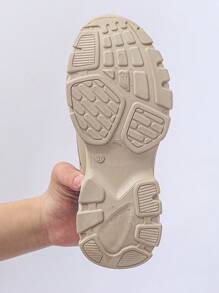 Women's Platform Thick Bottom Sneakers, Spring Autumn New Versatile Slimming Elevator Lace-Up Casual Shoes
