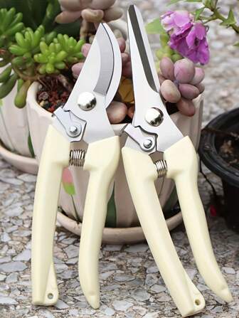 Garden Pruning Scissors Set - Ideal For Trimming, Pruning And Cutting Branches And Flowers, Gardening Shears, Plant Garden Clips, Bonsai And Fruit Picking
