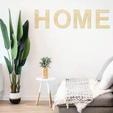 1pc 30cm/11.8in Unfinished Wooden Letters, 26 Selectable Alphabet, Blank Wooden Letter Sign, For Painting, Crafts And Home Wall Decor - Multicolor - View 3