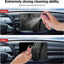 1 pieza Limpiador de pantalla todo en uno con pulverizador y paño, incluye funda protectora transparente, apto para todos los teléfonos, portátiles y tabletas - Multicolor - Ver 8