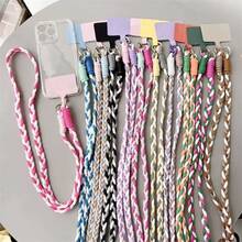 2026 New Year, Valentine's Day, High-Quality Woven Phone Lanyard, Universal Phone Case Strap Holder, Can Be Worn Diagonally, Comes With Cord, Suitable For Women, Can Be Used As Smartphone Keychain, Smartphone Wristband, Keychain, Bag Strap. - Multicolor - View 2