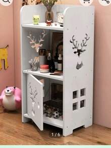 MUEBLE ORGANIZADOR DE MDF - Blanco - Ver 1