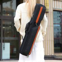 1/2 Juego de billar con película de prepucio, 9 bolas, 7 hoyos, barril de gran capacidad, que aloja 4 delanteros y 3 traseros, bolso de mano de moda, bolso bandolera, bolsa para flauta de bambú