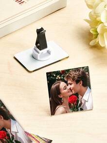 Customized Car Air Vent Clip - Personalized Photo Car Clip Accessory - Unique Car Decor, Car Fragrance Air Vent Clip Photo Freshener, Car Air Vent Photo Holder - Multicolor - View 6