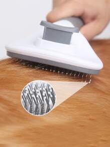 1PC,Self-Cleaning Pet Brush - For Dogs/Cats/Bunnies, Removes Loose Hair Instantly, Massaging Grooming Tool & Perfect Gift For Pet Lovers