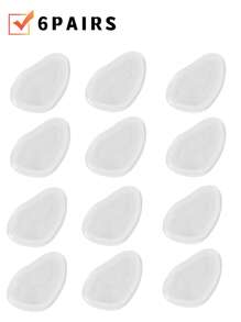 5 paires de coussins de protection en gel de silicone pour l'avant-pied, coussins de massage antidérapants et épaissis