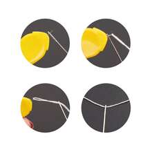 Juego de 10-1 enhebrador de agujas automático fácil de usar, guía de enhebrado rápido de agujas de máquina de coser, adecuado para costura a mano y de máquina, perfecto para manualidades de bricolaje y joyería, accesorios de costura - Multicolor - Ver 3