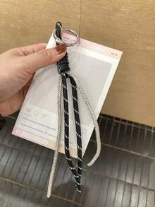 1pc Rhinestone Tassel Charm, Fashion Elegant Handbag Pendant, Simple Accessory, Suitable For Men & Women, Birthday/Mother's Day Gift - Multicolor - View 15