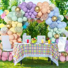 164pcs Pastel Balloon Garland Kit, Rainbow Unicorn Balloon Arch, Colorful Gold Balloons For Baby Shower, Baby Birthday, Pastel Easter, Wedding, Mermaid Ice Cream Party Decor
