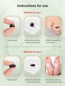 Cofoe 35pcs Natural Wormwood Belly Patches Body Care Patches Natural Herbal Health Stickers - Green - View 7