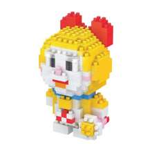 Doraemon Bloques de construcción de micropartículas con figura de Doraemon Nobita de anime, juguete de ensamblaje para niños y niñas, regalo lindo