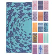 Cute Beach Towel Quick Dry For Travel Pool Swimming, 31''x71'' Oversized Towel Big Beach Towel, Lightweight Sand Proof - 魚流 - 查看 1