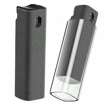 1 pieza Limpiador de pantalla todo en uno con pulverizador y paño, incluye funda protectora transparente, apto para todos los teléfonos, portátiles y tabletas - Multicolor - Ver 2