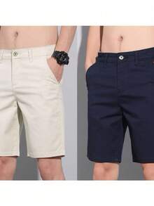 Kit 2 Men's Twill Bermuda Shorts - 彩色 - 查看 1