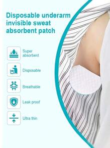 20/10/1 Underarm Sweat Pad, Disposable Underarm Sweat Pad, Effective, Breathable, Invisible, Sweat Absorbing Patch, Lightweight Sweat Absorbing, Comfortable And Odorless, Easy To Use, Suitable For Men And Women In Hot Summer, Travel, Sports, Outdoor, Summer Body Care, Stickers, Christmas Holiday Gifts