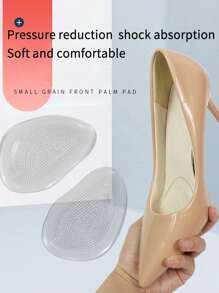 5 paires de coussins de protection en gel de silicone pour l'avant-pied, coussins de massage antidérapants et épaissis