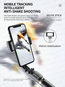 AXNEN Handliche Smartphone Gimbal Handstabilisator mit Stativ Selfie-Stick, faltbarer Gimbal mit kabellosem Fernbedienung für Smartphones