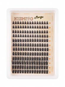 Wispy Lash Clusters Extensions 180Pcs/140Pcs/60Pcs Anime Eyelash Clusters D Curl Manga Lashes Clusters Natural Look 8-16MM Cluster Eyelash Extensions Individual Lash Extension Packlash Clusters,Eyelash Clusters,Individual Eyelashes,Lashes,Fake Lashes - D - View 12