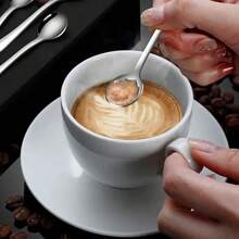 1/2 件不锈钢迷你圆形调味勺，高品质创意小勺子，适用于家庭厨房，材质 - 彩色 - 查看 2