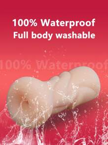 1 pieza Masturbador portátil con forma de avión con textura realista de vagina, ano y boca para estimulación masculina. Juguete sexual adulto sano, suave, sin vibración, lavable y reutilizable para aumentar la duración de la actividad sexual.