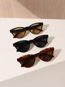 1/2/3 PCS Women's Acrylic Casual Cat Eye Fashion Eyewear For Daily Wear, Vacation Play, Parties And Holiday Gifts For Summer Beach Vacation,Outdoor,Travel