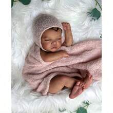 Realistic Black Reborn Baby Dolls Girl Silicone, Real Life Black Newborn Baby Dolls That Look Real 19 Inch Black Reborn Toddler Girl,Posable Real Looking Baby Dolls With Accessories - default - View 5