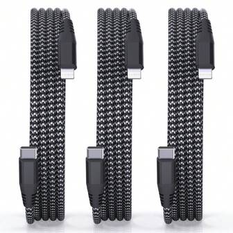 MFI Certified 20W PD Data Cable, Compatible With IPhone XR, 8, 14, 13 Pro Max, 12 Pro Max, 11 Pro, USB-C To Lightning Interface, Supports Fast PD Charging And Data Sync, Nylon Braided Cable, Christmas/Household Gift