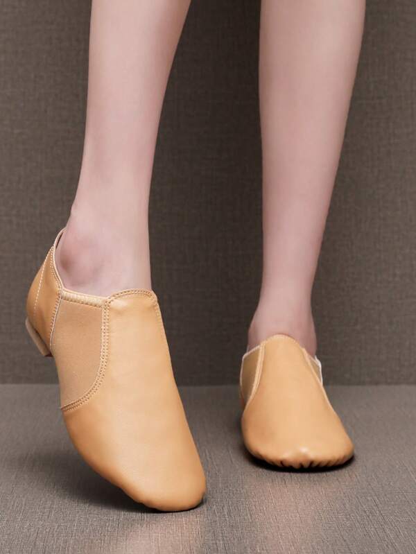 Scarpe da ballo da donna in colori uniti, in pelle sintetica (PU), adatte per danza, fitness, feste, utilizzo tutto l'anno