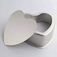 1 Piece Heart Shaped Anode Cake Baking Mold, 4/5/6/8 Inch Aluminum Non-Stick Anode Mold With Removable Bottom, Perfect For Valentine's Day, Christmas Birthday, Wedding, New Year Celebrations, Suitable For Cake Shops, Home-Made Cakes, Chiffon Cakes, Cheesecake Making | Elegant Cake Decoration | Aluminum | Kitchen Baking Mold | Mousse Cake Baking Tools | Baking Accessories | Cake Mold