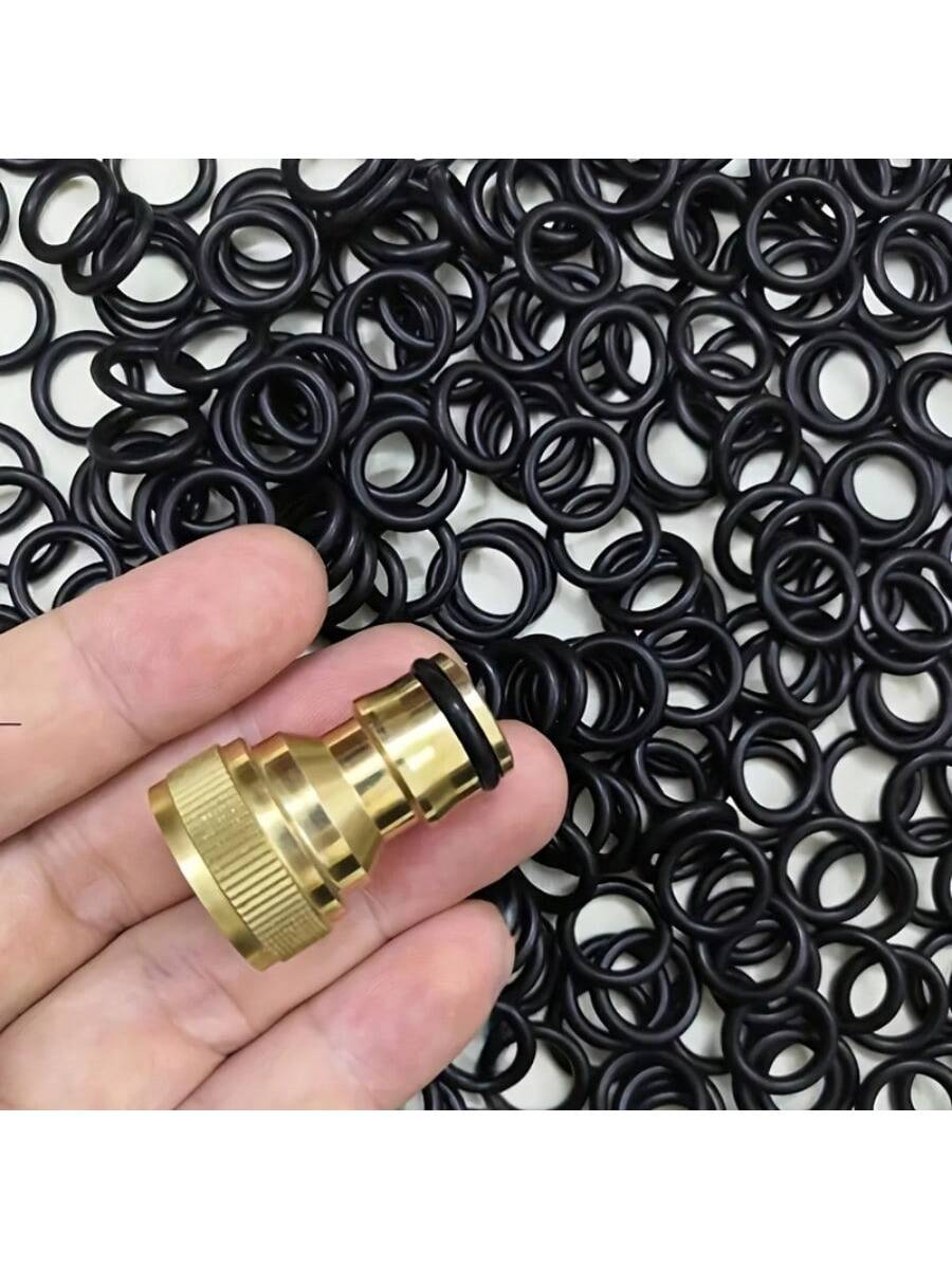 مجموعة 5pcs مطاطية O -Ring مجموعة لغسيل السيارات - FIT ، ختم مقاوم للتسرب للمسدس المائي وموصلات صنبور | مقاس: 50pcs/bag