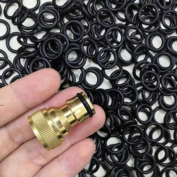 50pcs Rubber O-Ring Set For Car Wash - Fit, Leakproof Seal For Water Gun & Faucet Connectors