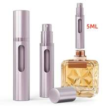 1pc Perfume Travel Refillable Bottle,Bottom-Filling Fragrances Perfumes Atomizer, Mini Cologne Dispenser, Portable Sprayer Pocket Size Perfume Contianer For Cruise Car Trip Purse Gift