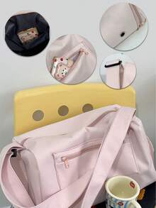 Bolsa deportiva para yoga y fitness, bolso de viaje ligero, bolso de hombro cruzado de gran capacidad - Multicolor - Ver 9