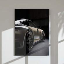 1 件 911 海报墙面艺术高级时尚房间装饰男士墙面艺术 GT 3 RS 印刷房间装饰墙面艺术汽车无框