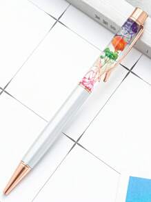 Spersonalizowany długopis z serii Preserved Flower z nadrukowanym logo, odpowiedni jako prezent szkolny, długopis reklamowy, artykuły szkolne, prezenty na Dzień Nauczyciela, gadżety firmowe i artykuły biurowe