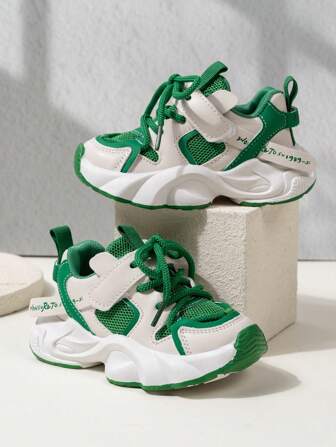 2024 Spring New Fashion Kids Chunky Sneakers, Boys Sport Shoes & Girls Mesh Running Shoes