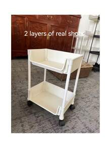 1pc Movable Floor Standing Storage Rack, Children's Toy & Snack Organizer - Multicolor - View 7