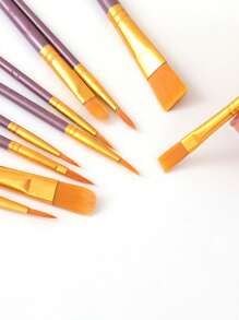 10pcs Fine Detail Painting Brush Art Craft Brush Set-Gifts For The Start Of School Season,Back To School,School Supplies