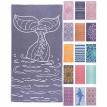 Cute Beach Towel Quick Dry For Travel Pool Swimming, 31''x71'' Oversized Towel Big Beach Towel, Lightweight Sand Proof - 鯨魚飛濺 - 查看 1