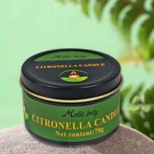 1/2/3/4pcs Citronella Candles Made From Natural Citronella Oil And Soy Wax, 70g Each, 8-Hour Burn Time, Outdoor And Indoor Citronella Scented Candle Gifts. Suitable For Home Decor, Summer Holidays, Aromatherapy, Stress Relief, Meditation, Yoga, Relaxation And Sleep Aids, Reusable Jars For Men And Women