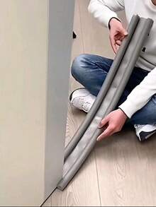 1 件装简易灰色防风条，家用隔音门缝条 - 彩色 - 查看 1