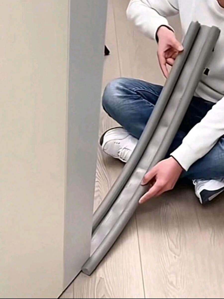 1 件装简易灰色防风条，家用隔音门缝条 - 彩色 - 查看 1