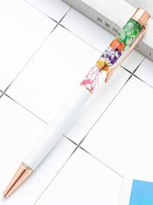 Spersonalizowany długopis z serii Preserved Flower z nadrukowanym logo, odpowiedni jako prezent szkolny, długopis reklamowy, artykuły szkolne, prezenty na Dzień Nauczyciela, gadżety firmowe i artykuły biurowe