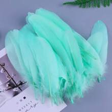 50pcs Multi-Color Versatile Natural Feathers In Bulk, Suitable For Feather Decorations, Weddings, Parties