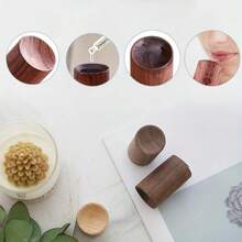 6 pièces Diffuseur d'arôme en bois naturel de conception minimaliste - 4,3 cm. Convient pour la maison, le bureau et les produits automobiles. Diffuseur d'arôme en bois clair - Décoratif en bois massif portable avec fonction de répulsif à moustiques, diffuseur d'arôme, brûle-encens
