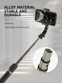 AXNEN Handliche Smartphone Gimbal Handstabilisator mit Stativ Selfie-Stick, faltbarer Gimbal mit kabellosem Fernbedienung für Smartphones