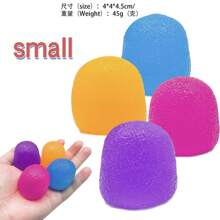 Juguete de estrés con forma de caramelo de colores del arcoíris - Juguete sensorial y antiestrés que se recupera lentamente, con textura extensible de maltosa para aliviar la ansiedad en adultos